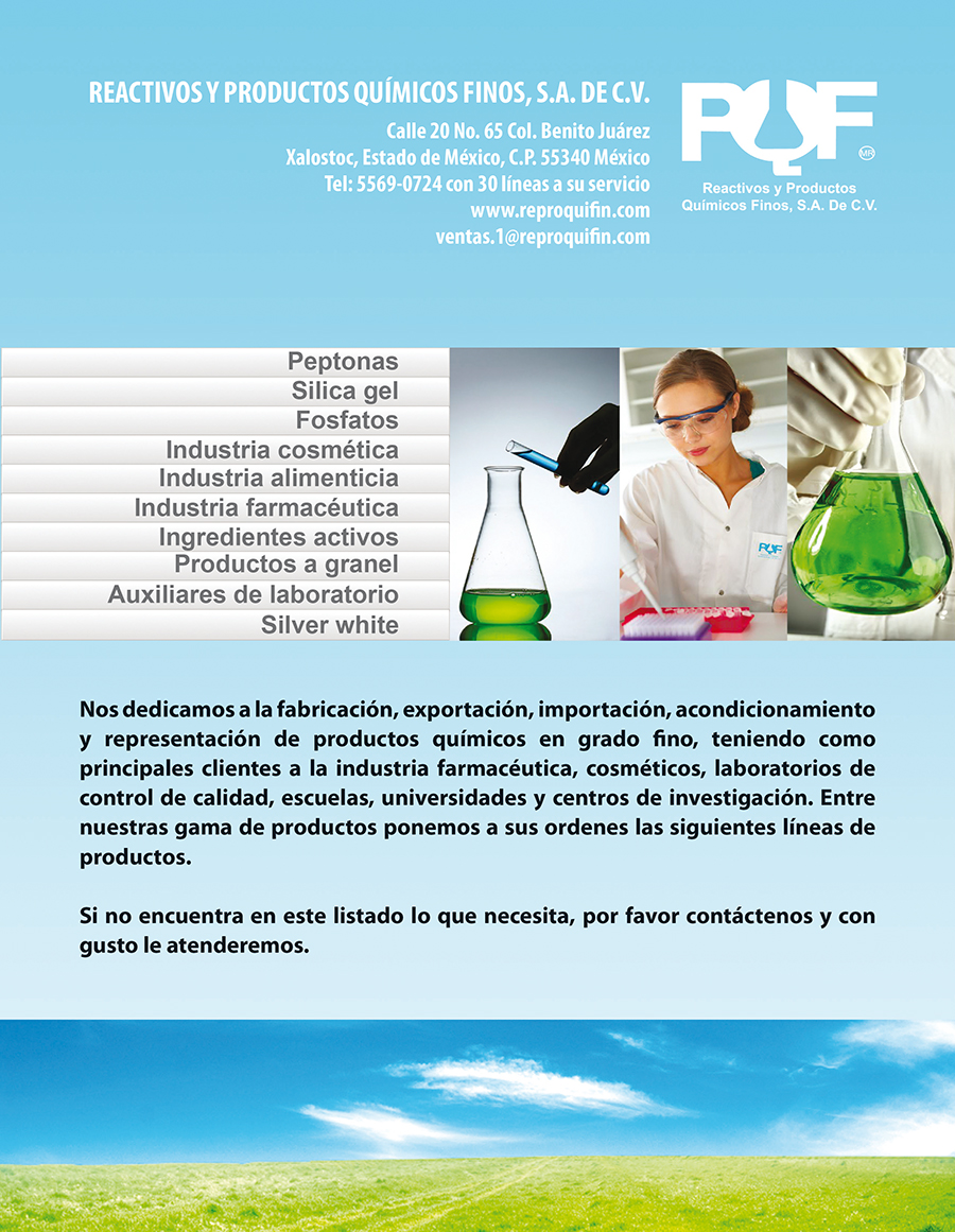 Reactivos y Productos Químicos Finos, S.A. de C.V. Reactivos y Productos Químicos Finos, S.A. de C.V.