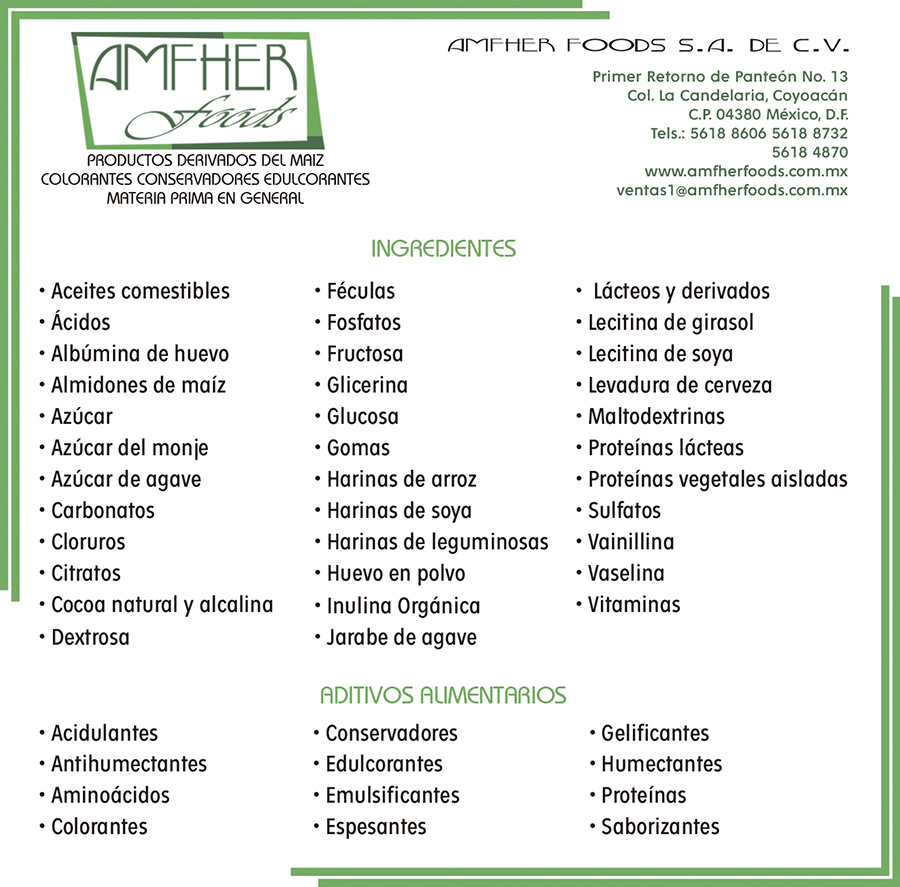 Amfher Foods, S.A. de C.V. Amfher Foods, S.A. de C.V.