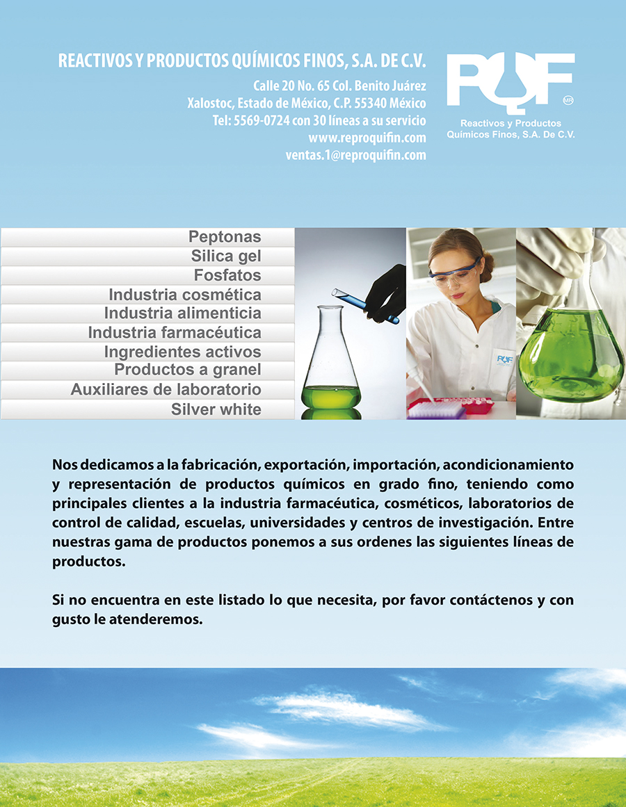 Reactivos y Productos Químicos Finos, S.A. de C.V. Reactivos y Productos Químicos Finos, S.A. de C.V.